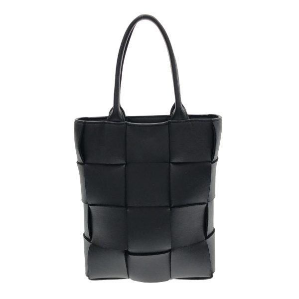 37892676 1 Bottega Veneta Mini Cassette Tote Bag Black Leather