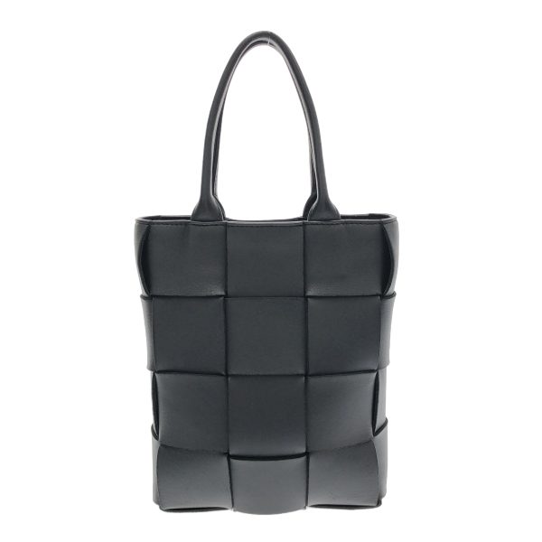 37892676 3 Bottega Veneta Mini Cassette Tote Bag Black Leather