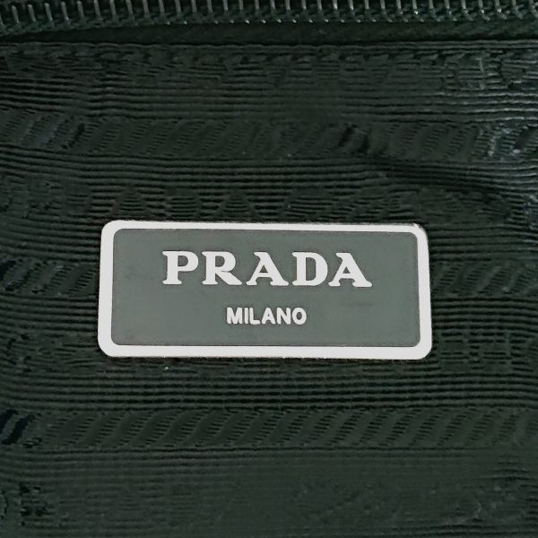 37892820 8 Prada Shoulder Bag Nylon Leather Black