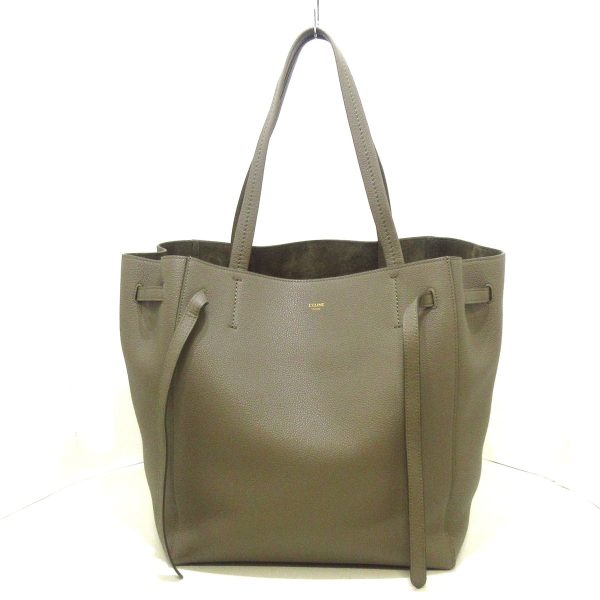 37892899 1 Celine Hippo Phantom Small Soft Grained Calf Tote Bag Gray