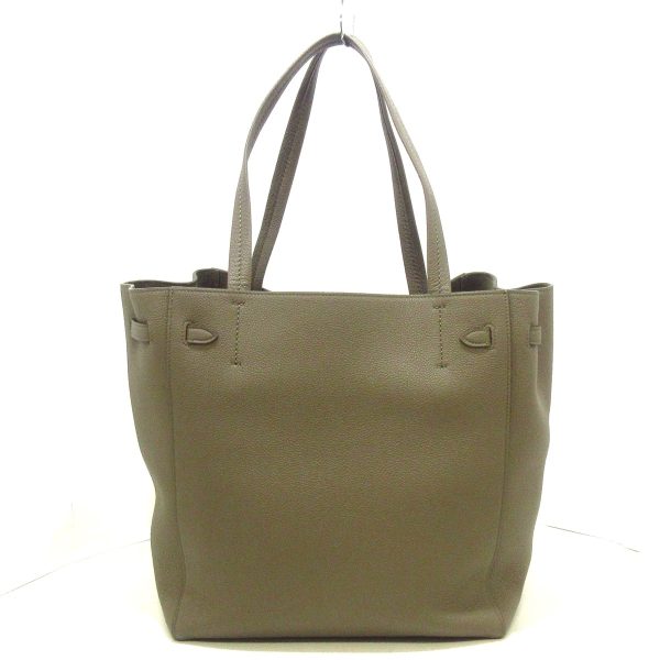 37892899 3 Celine Hippo Phantom Small Soft Grained Calf Tote Bag Gray