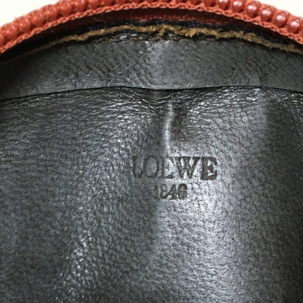 37892997 4 Loewe Velazquez Coin Case Leather Orange