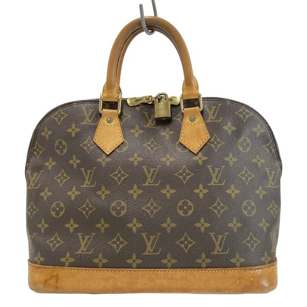 37893370 1 Louis Vuitton Alma Monogram Canvas Handbag Brown