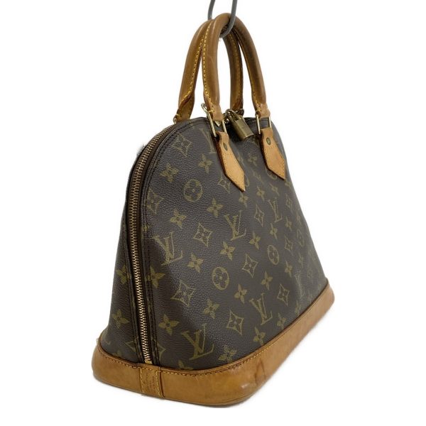 37893370 2 Louis Vuitton Alma Monogram Canvas Handbag Brown