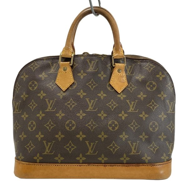 37893370 3 Louis Vuitton Alma Monogram Canvas Handbag Brown