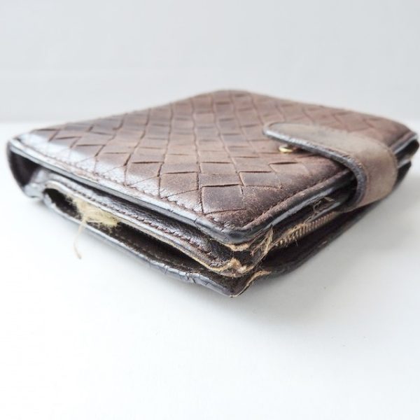 37894063 8 Bottega Veneta Intrecciato Bifold Wallet Brown Leather