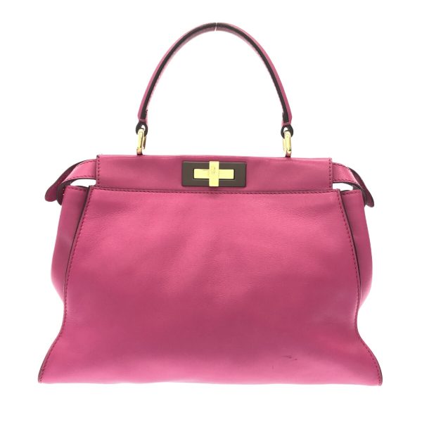 37894841 1 Fendi Handbag Leather Pink