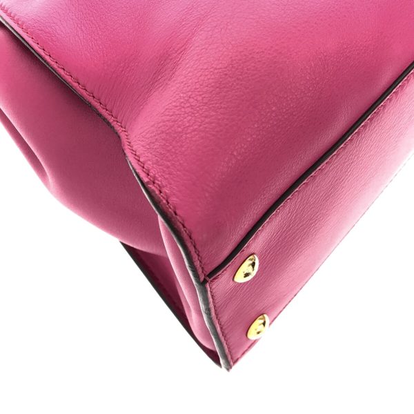 37894841 5 Fendi Handbag Leather Pink