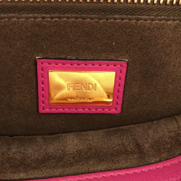 37894841 7 Fendi Handbag Leather Pink