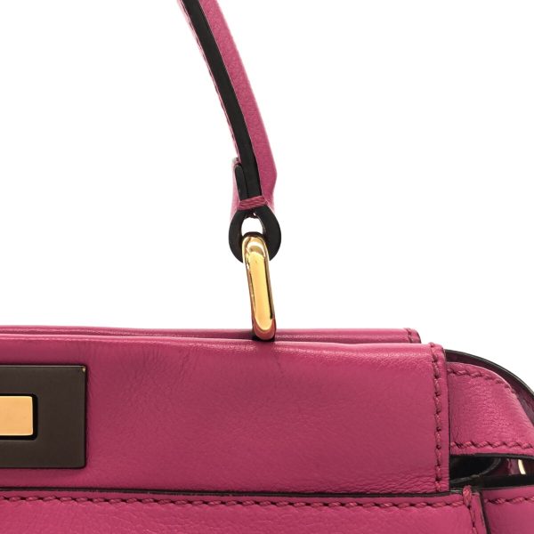 37894841 9 Fendi Handbag Leather Pink