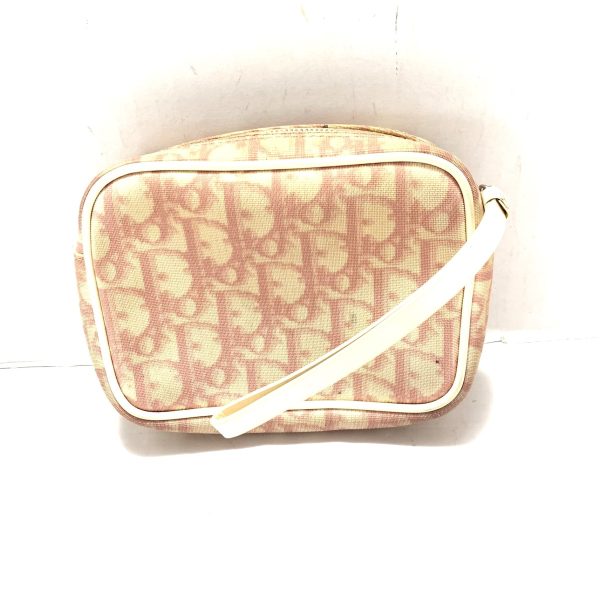 37894845 2 Dior Trotter Pouch Ivory Pink