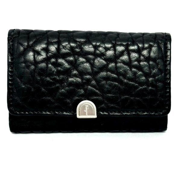 37895385 1 Salvatore Ferragamo Leather Key Case Black