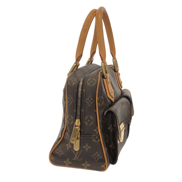 37896053 2 Louis Vuitton Manhattan Monogram Canvas Handbag Brown