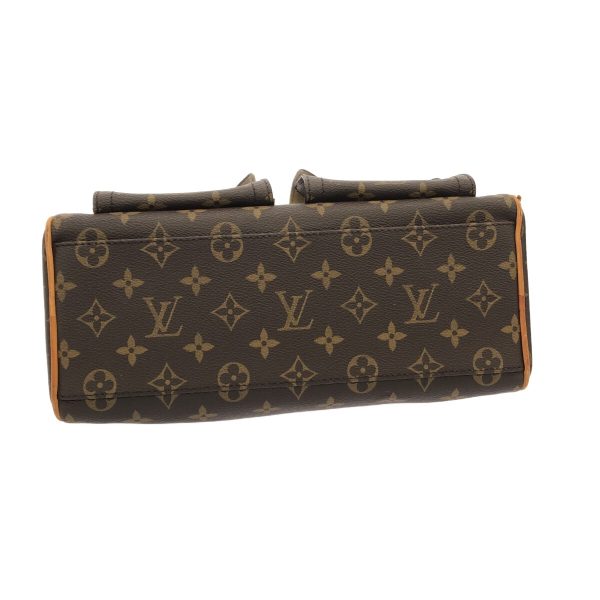 37896053 4 Louis Vuitton Manhattan Monogram Canvas Handbag Brown