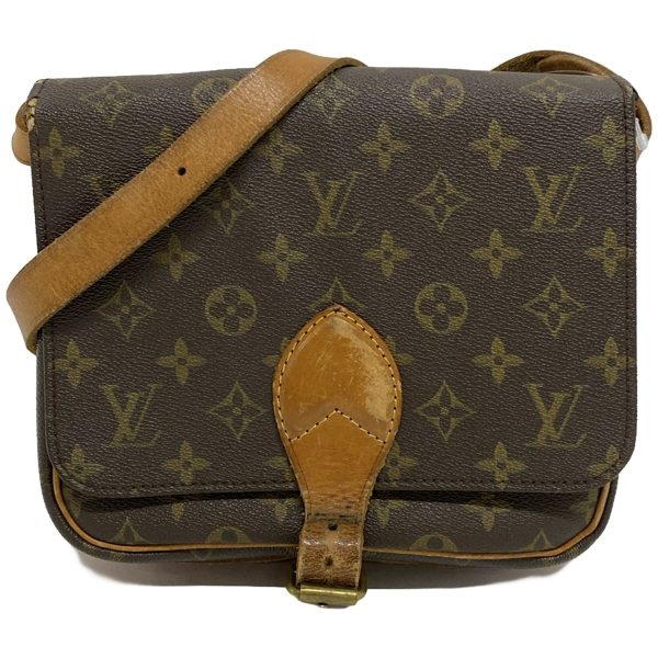 37896311 1 Louis Vuitton Cartesier Monogram Canvas Shoulder Bag Brown