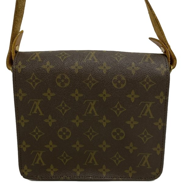 37896311 3 Louis Vuitton Cartesier Monogram Canvas Shoulder Bag Brown