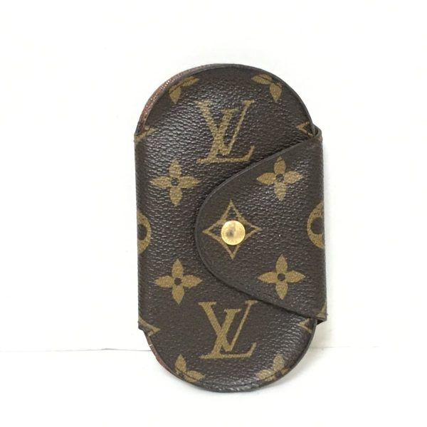 37896382 1 Louis Vuitton Multicleron Monogram Canvas Key Case Brown