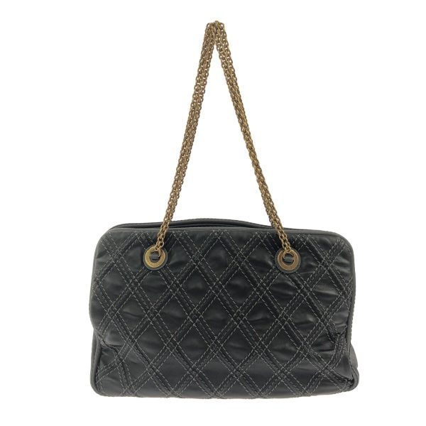 37897291 3 Chanel Matelasse Shoulder Bag Leather Black Dark Gray