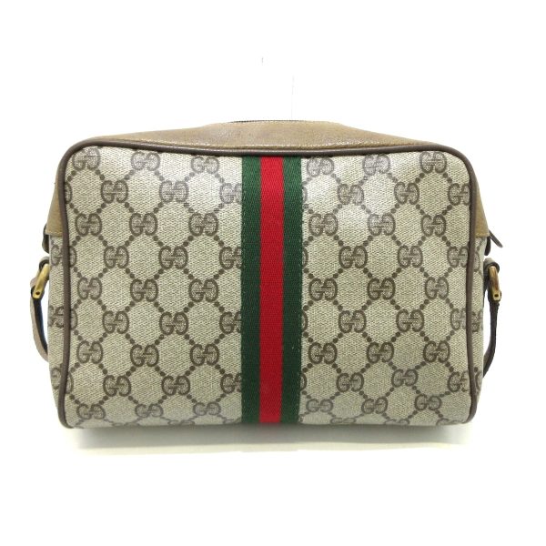 37897748 3 Gucci Accessories GG Supreme Sherry Pvc Shoulder Bag Gray