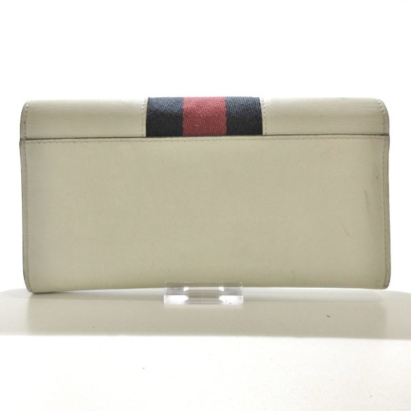 37897808 2 Gucci Sylvie Leather Wallet Ivory