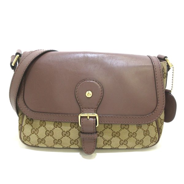 37897812 1 Gucci Gg Pattern Jacquard Shoulder Bag Beige