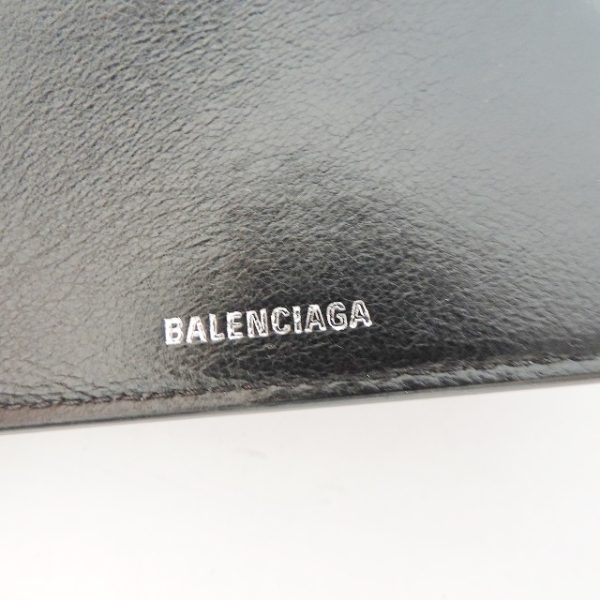 37897911 5 Balenciaga Cash Mini Wallet Leather Wallet Black