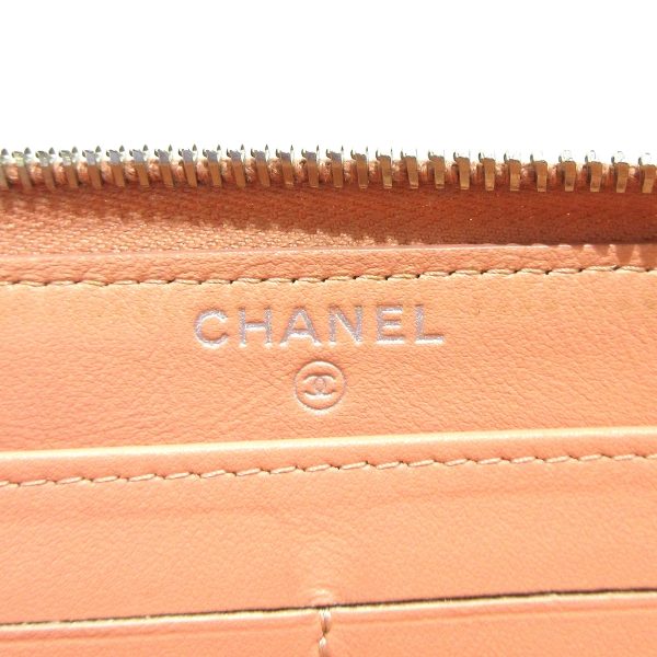 37897971 5 Chanel Camellia Long Wallet Lambskin Pink Beige