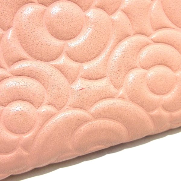 37897971 9 Chanel Camellia Long Wallet Lambskin Pink Beige