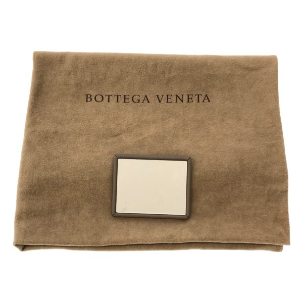 37898070 11 Bottega Veneta Large Veneta Shoulder Bag Leather Gray Beige