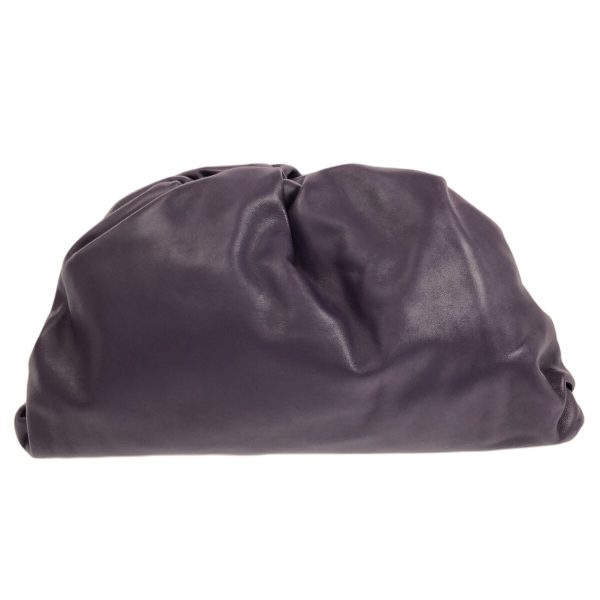 37898071 1 Bottega Veneta The Pouch Clutch Bag Leather Purple