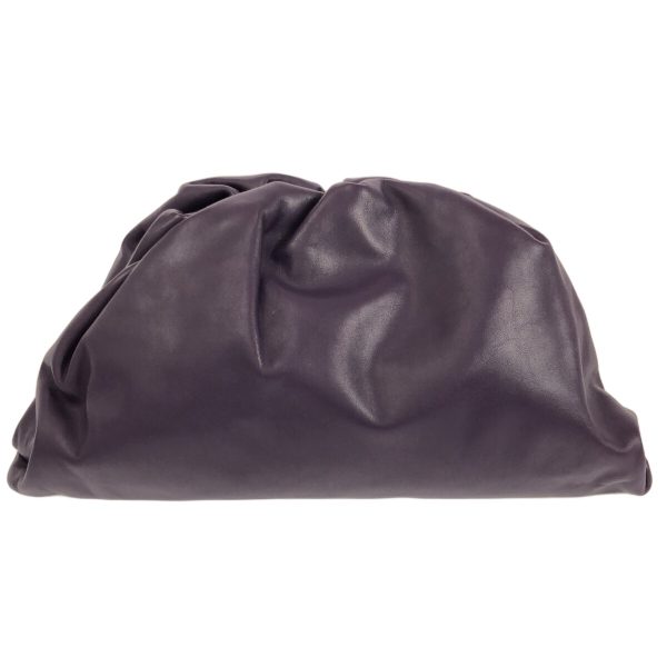 37898071 3 Bottega Veneta The Pouch Clutch Bag Leather Purple