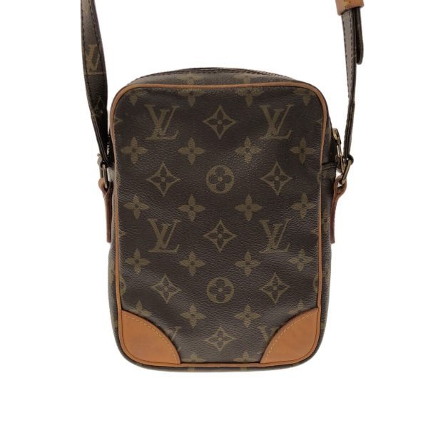 37898254 3 Louis Vuitton Danube Monogram Canvas Shoulder Bag Brown