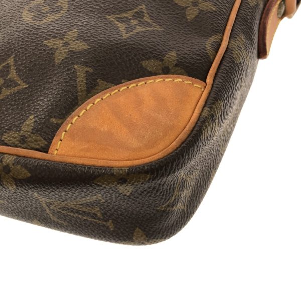 37898254 5 Louis Vuitton Danube Monogram Canvas Shoulder Bag Brown