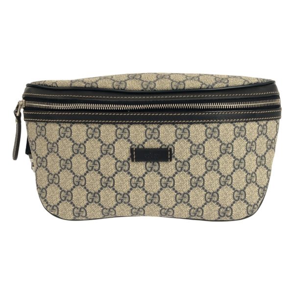 37898411 1 Gucci Gg Supreme Waist Pouch Light Gray