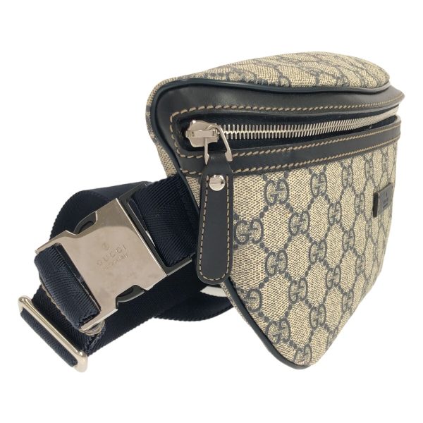 37898411 2 Gucci Gg Supreme Waist Pouch Light Gray