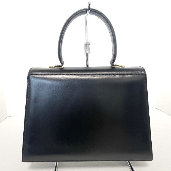 37899842 3 Salvatore Ferragamo Gancini Leather Handbag Black