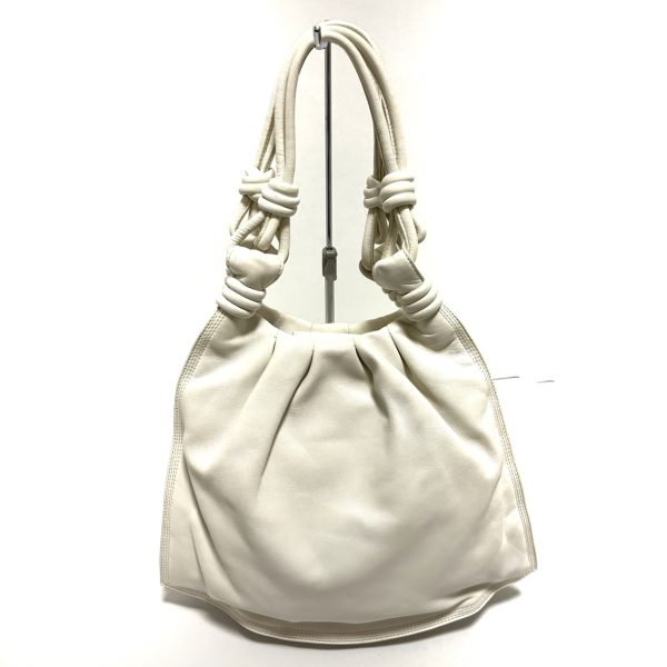 37900427 3 Loewe Anagram Pattern Tote Bag Nappa Leather White