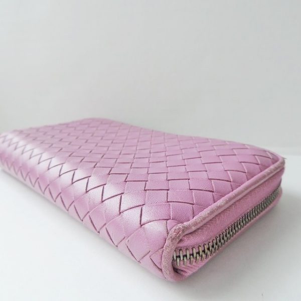 37900668 6 Bottega Veneta Zip Around Wallet Leather Purple