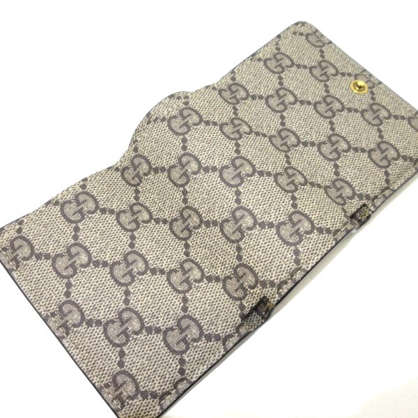 37900709 3 Gucci Gg Supreme Pvc Wallet Beige