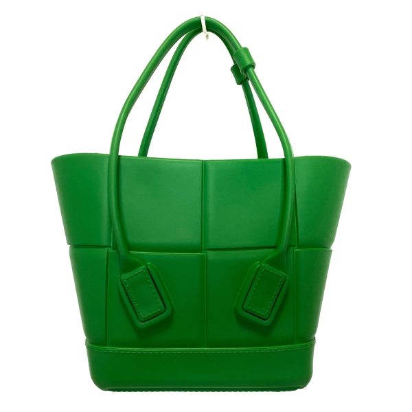 37901512 1 Bottega Veneta The Arco Tote Bag Rubber Green