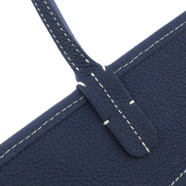 37902028 9 Goyard Ardi Coated Canvas Leather Shoulder Bag Navy Blue