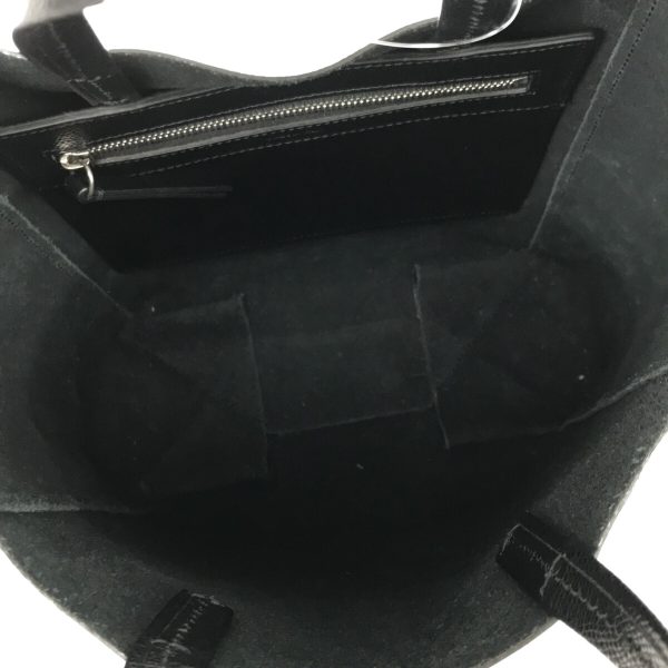 37902104 6 Celine Vertical Cabas Small Grained Calf Tote Bag Black