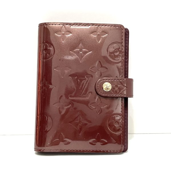 37902355 1 Louis Vuitton Agenda Patent Leather Notebook Violet