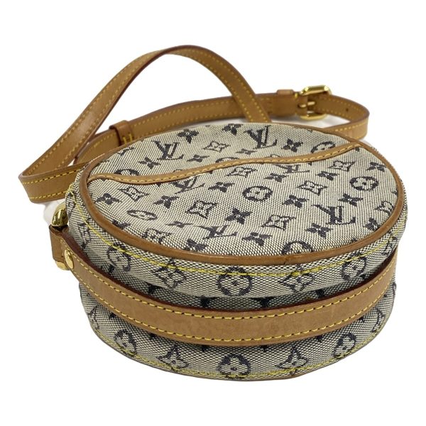 37902713 4 Louis Vuitton Jeanne Monogram Mini Canvas Shoulder Bag Blue