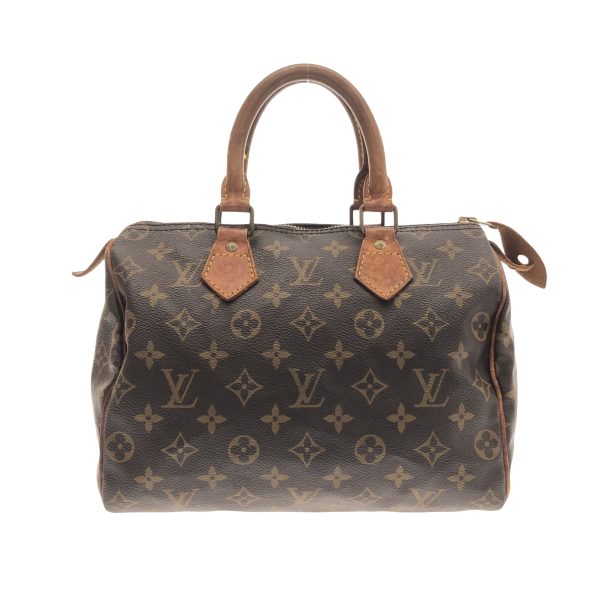 37902906 1 Louis Vuitton Speedy Monogram Canvas Handbag Brown