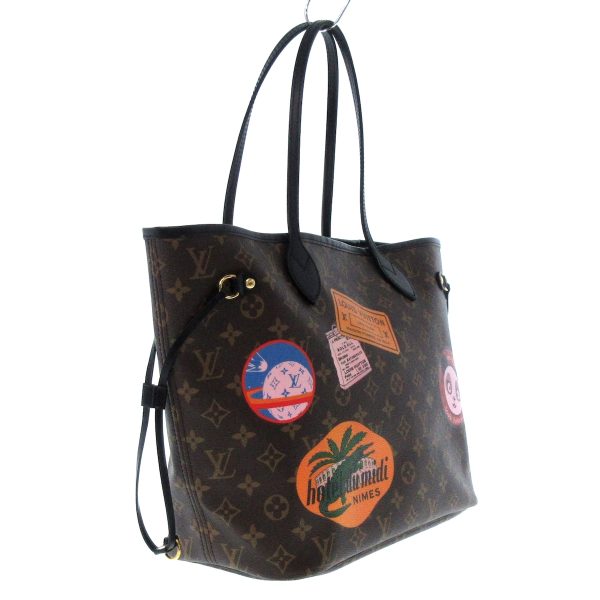 37903380 2 Louis Vuitton Neverfull Monogram Canvas Tote Bag Brown