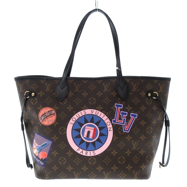 37903380 3 Louis Vuitton Neverfull Monogram Canvas Tote Bag Brown