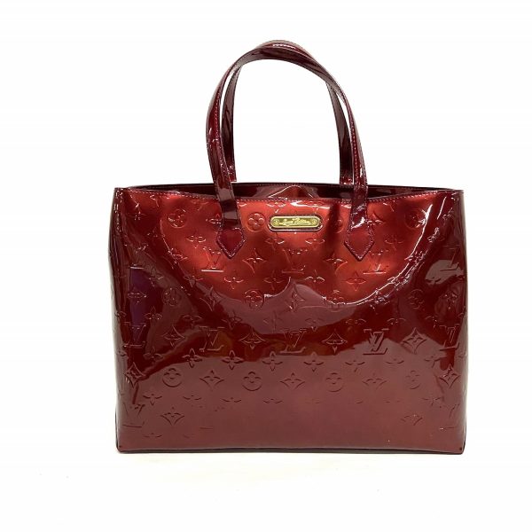 37903462 1 Louis Vuitton Wilshire Patent Leather Tote Bag Rouge Fauvist