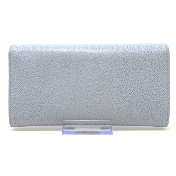 37903474 2 Chanel Long Wallet Silver Hardware Caviar Skin Light Blue