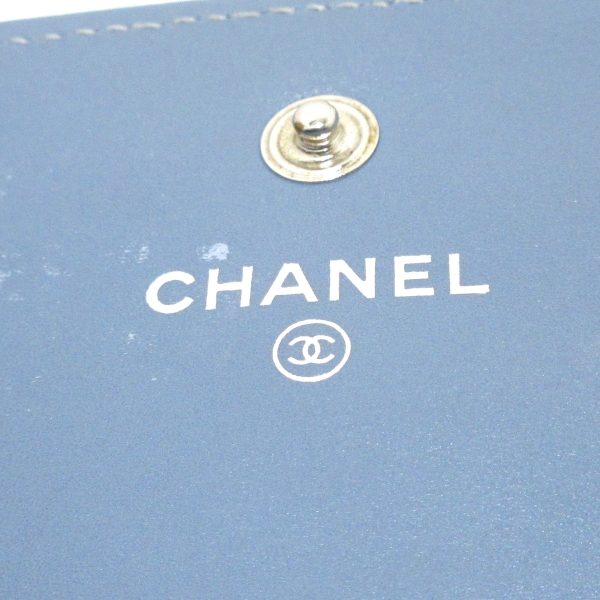 37903474 5 Chanel Long Wallet Silver Hardware Caviar Skin Light Blue